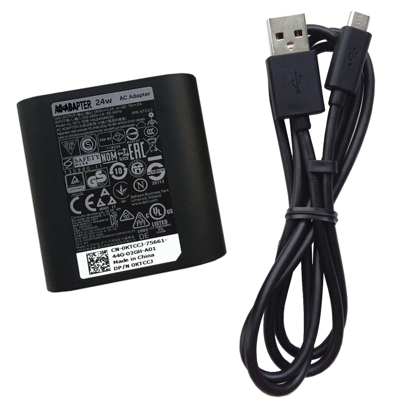 Car 5V DC Adapter For Dell Venue 11 Pro 7130 7139 T07G T07G001