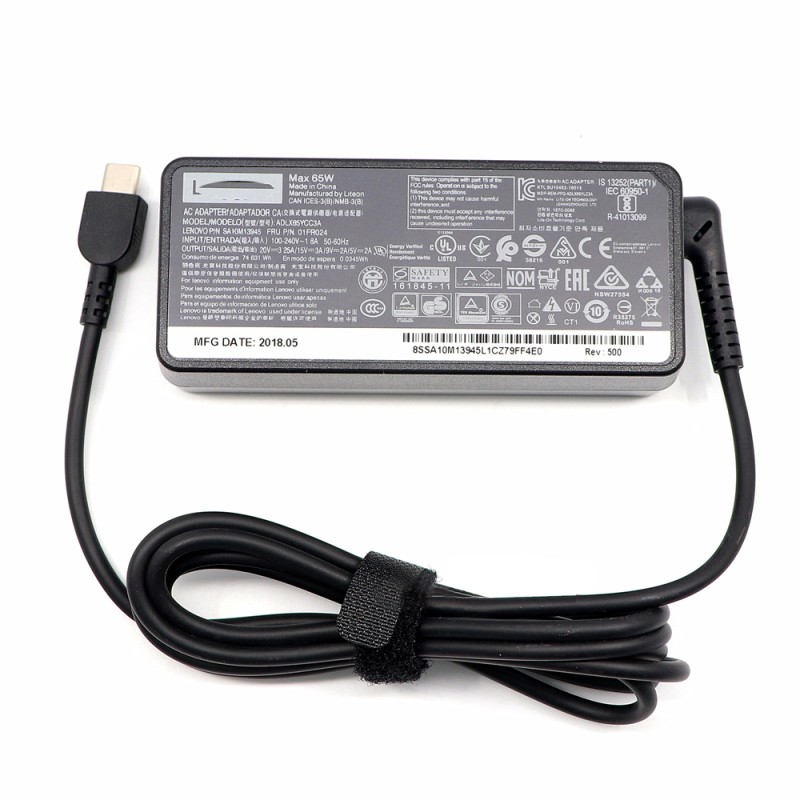 AC/DC Adapter Compatible with Lenovo ThinkPad X390 Yoga 20Q0